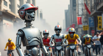 La maratona di Pechino con robot umanoidi ricorda le disavventure di Fantozzi